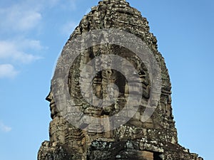 Faces of Bayon tample. Ankor wat. Cambodia.