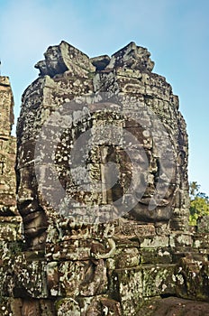 Faces in Bayon temple