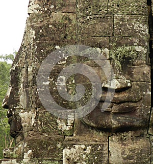 Faces, Bayon Temple, Angkor Wat, Siem Reap, Cambodia