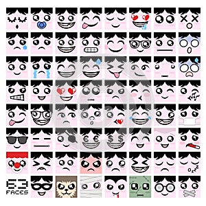 Faces epxression design