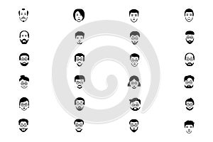 Faces Vector Icons 5