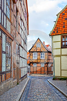 Fachwerk houses in Quedlinburg