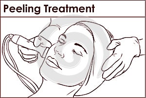 Facial Hydro Microdermabrasion Peeling Treatment