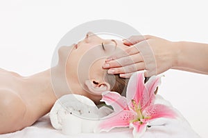 Facial massage photo