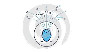 Facial Recognition System Analyzing Biometric Data for Security Application