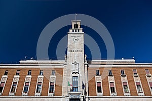 Facist style government building, Enna, Sicily, Italy