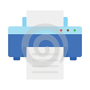 Facsimile, facsimile machine Vector icon which can easily modify