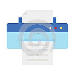 Facsimile, facsimile machine Vector Icon which can easily modify