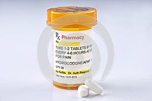 Facsimile Hydrocodone Prescription