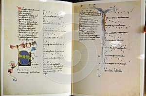 Facsimile, reproduction of an old manuscript