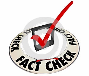 Fact Check Verify Accurate Information Box Mark