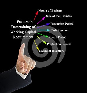 Factors in Determining of Working Capital Requirement