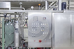 Factory for bottling beverages in cans