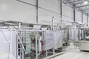 Factory for bottling beverages in cans