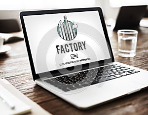 Factory Built Scructure Organization Industrial Concept