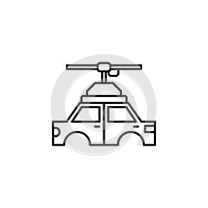 factory, car, production icon. Element of production icon for mobile concept and web apps. Thin line factory, car, production icon