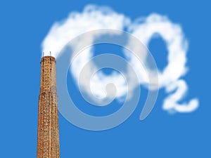 Factory chimney