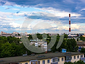 The Factory chimneys.