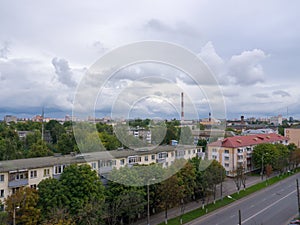 The Factory chimneys.