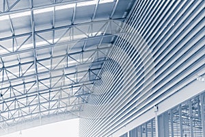 Factory metal roof structure