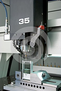 Factory molding machine photo