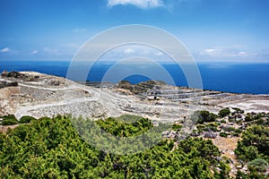 Factory near Kleftiko on Milos Island