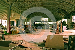 Factory old abandonment crisis economic decay photo
