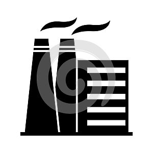 Factory pollution Isolated Vector icon Which can easily modify or edit