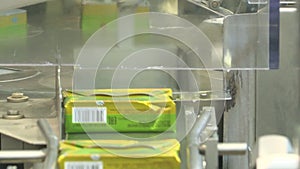 Factory for the production of butter. Automated line. Food production