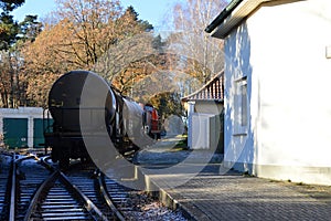 Factory Rail in the Industrial Park Walsrode in the Town Bomlitz, Lower Saxony