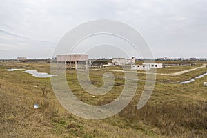Factory ruins at the edge of Calarasi city