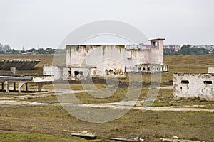 Factory ruins at the edge of Calarasi city