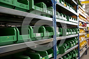 Factory stockroom shel photo