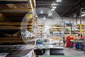 Factory storage racking shelving to ensure safe keeping