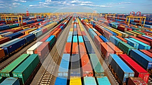 Factory transport systems, including trucks, freight trains and container vessels operating at fu