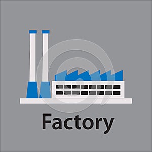 Factory vector for industrial use photo