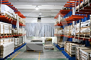 Factory warehouse horizontal composition