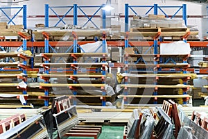 Factory warehouse horizontal composition