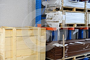 A factory warehouse inside horizontal composition