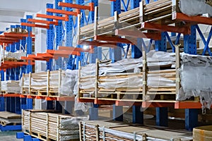 A factory warehouse inside horizontal composition