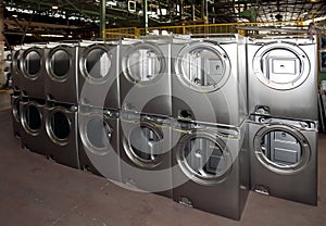 Factory: washing machine production