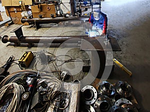 Factory welder