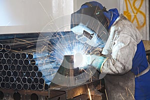 Factory Worker Welding