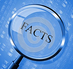 Facts Magnifier Means Details Intelligence And True