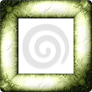 Faded green dull retro decorative frame