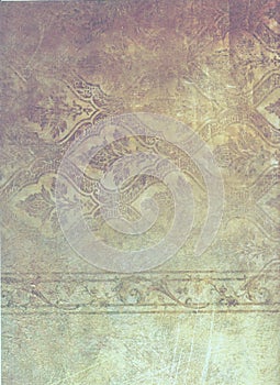 Faded patterned paper