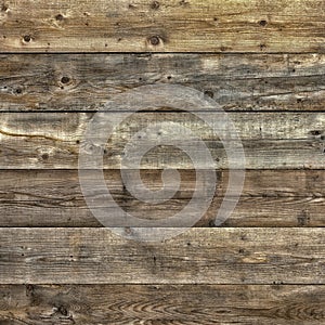 Faded worn pine wood background texture flat square format