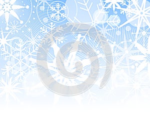 Fading Snowflake Background