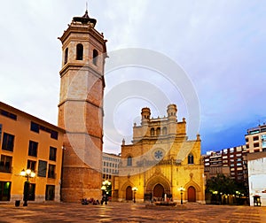 Fadri tower and Gothic Cathedral. Castellon de la Plana photo