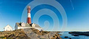 Faerder lighthouse on the coast of Norway